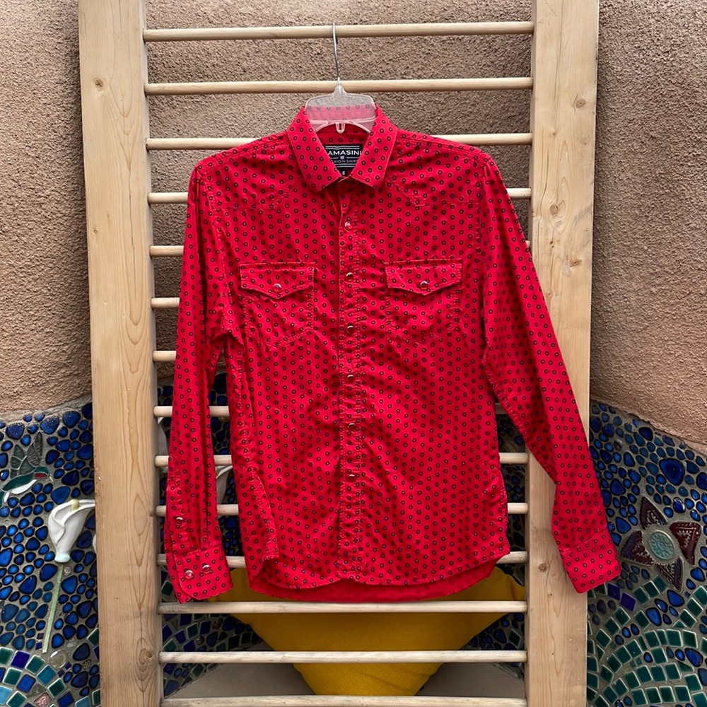 Pearl snap western shirt